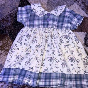 Vintage made in USA Brooke Lindsay girls dress size 5T Spring/ summer dress